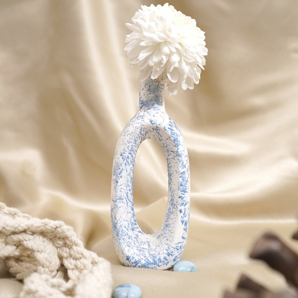 Unique Cylindrical Glass Vase for Home