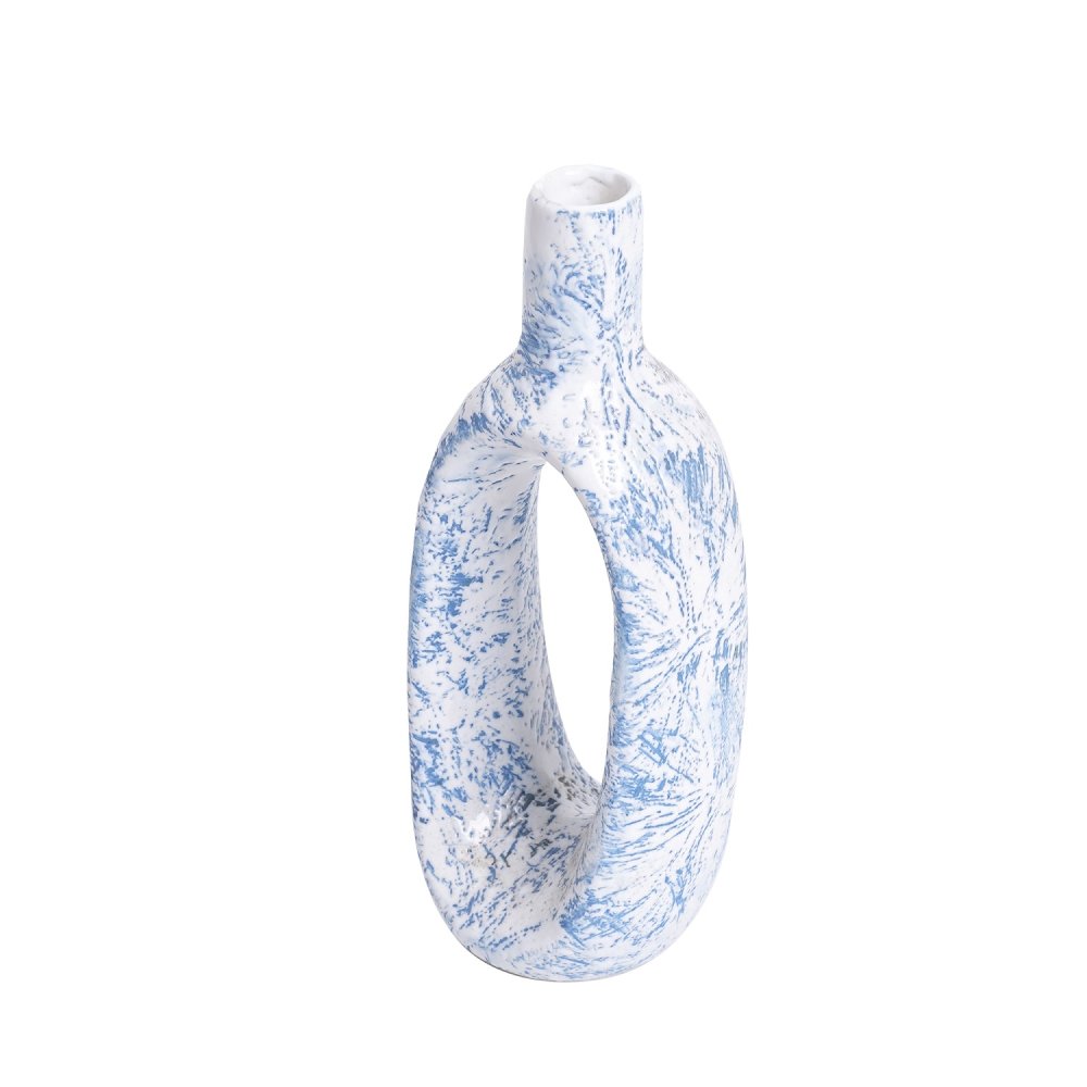 Unique Cylindrical Glass Vase for Home