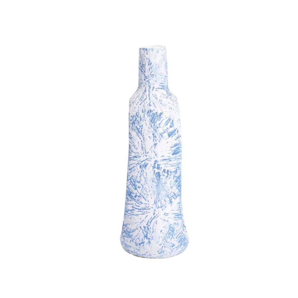 Unique Cylindrical Glass Vase for Home