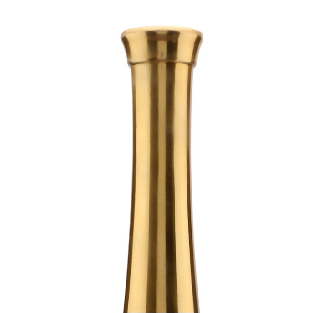 Black and Gold Champagne large Bottle Vase
