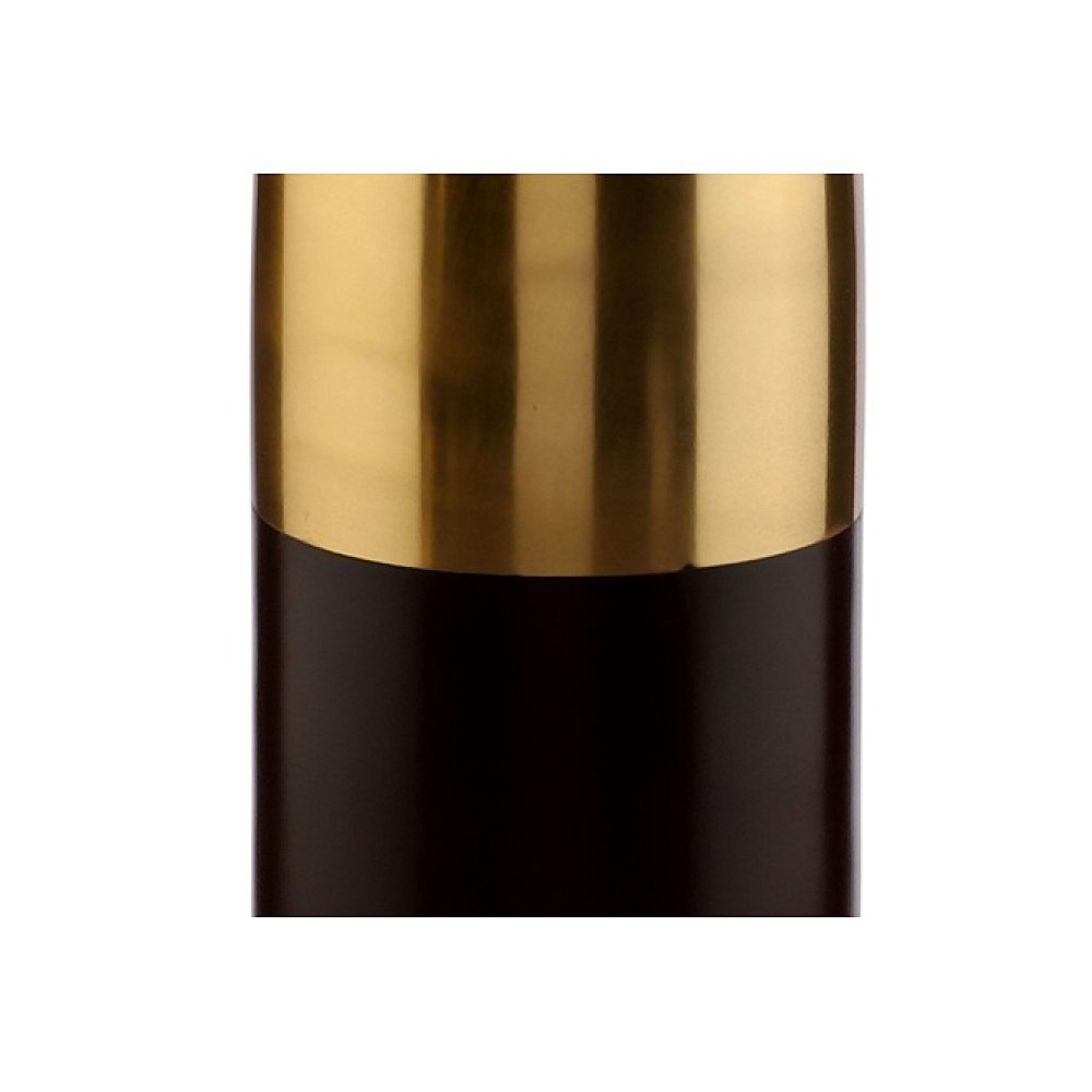 Black and Gold Champagne large Bottle Vase