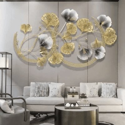 Branches And Leaves metal Wall art