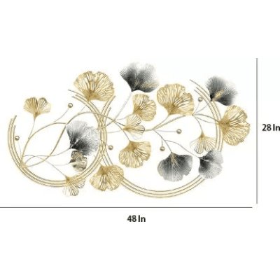 Branches And Leaves metal Wall art