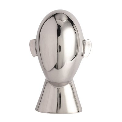 Abstract Head Decorative Silver image