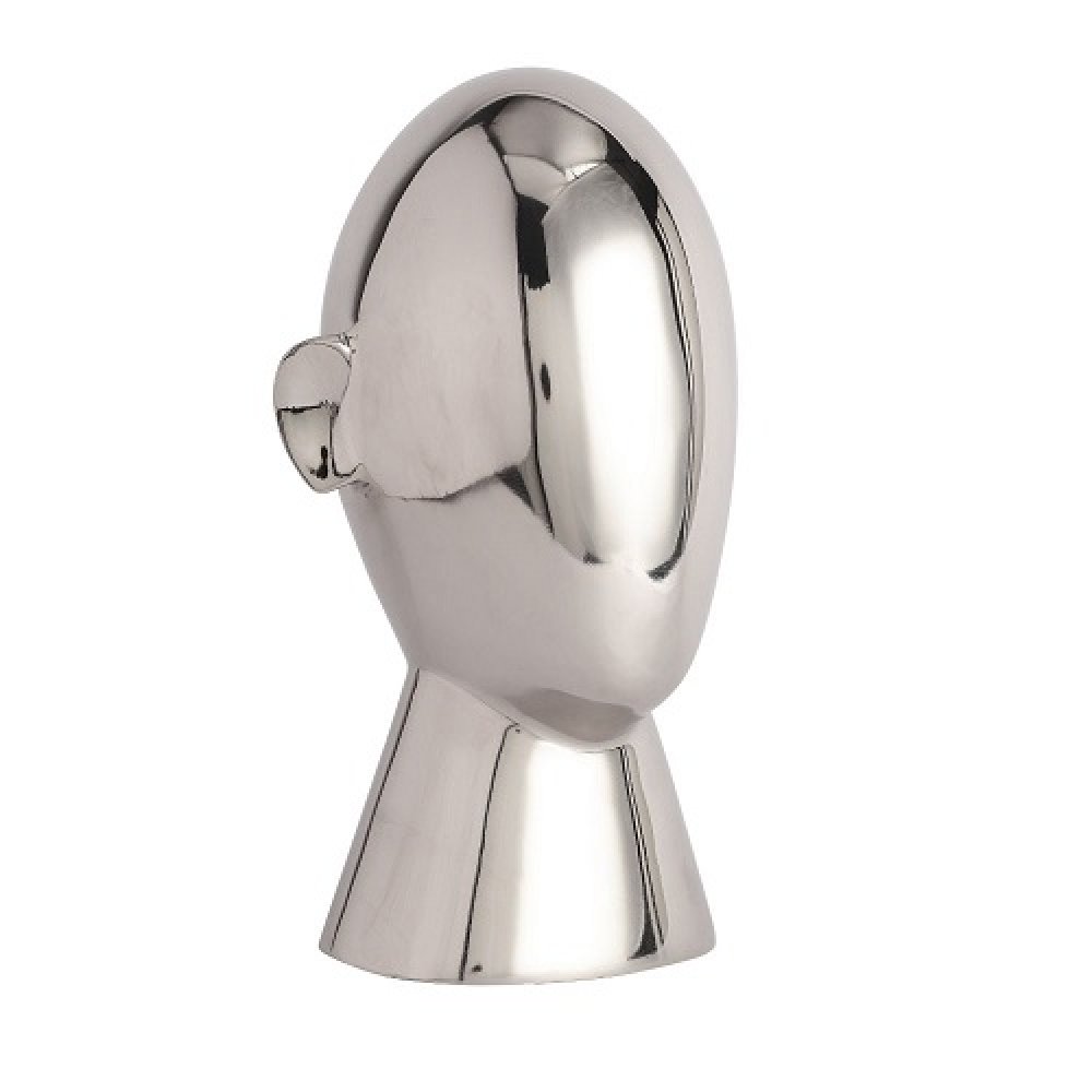 Abstract Head Decorative Silver image
