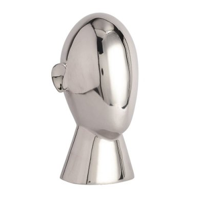 Abstract Head Decorative Silver image