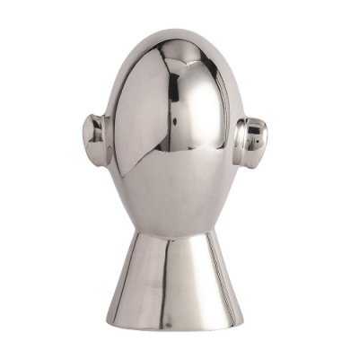 Abstract Head Decorative Silver image