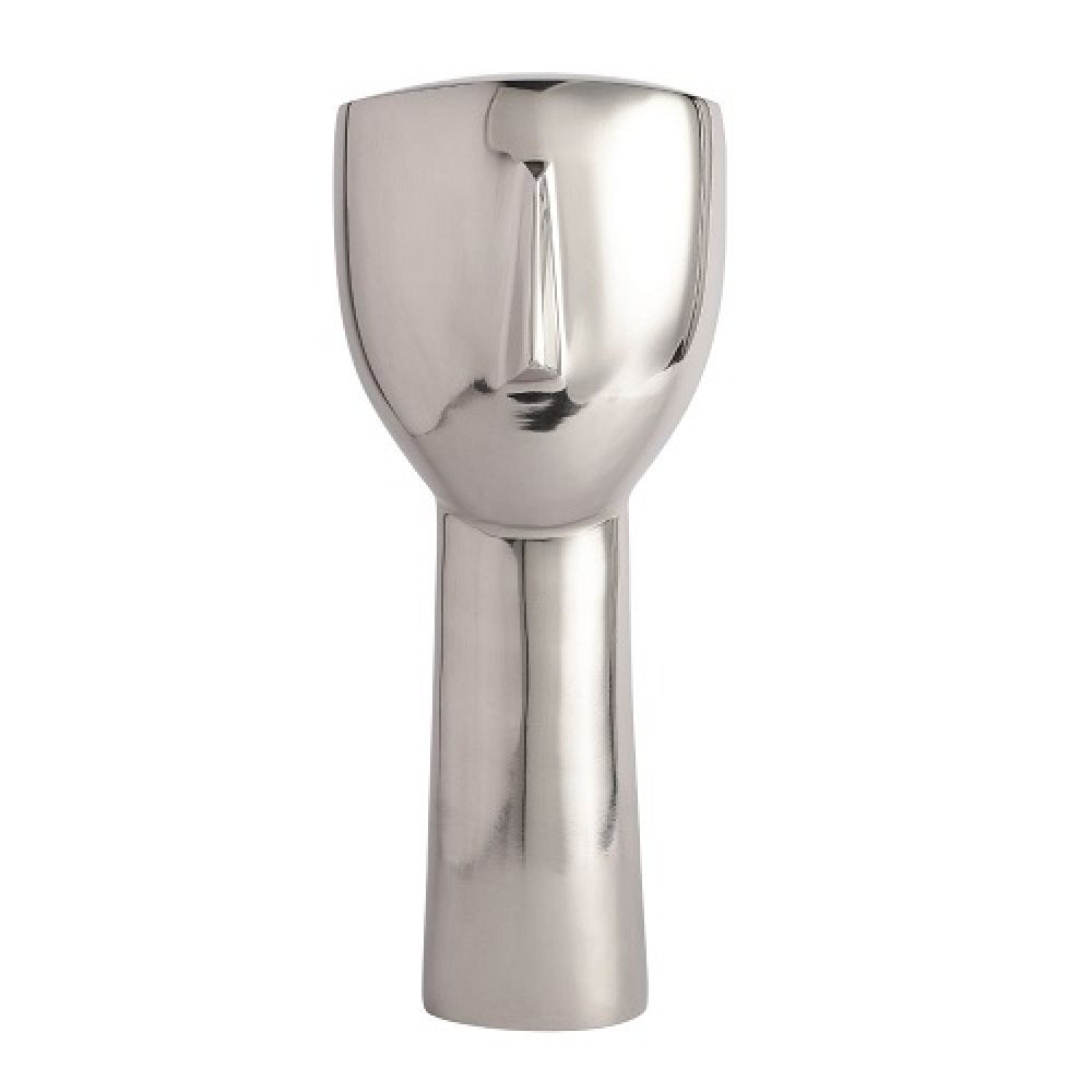 Abstract Face Decorative Silver image