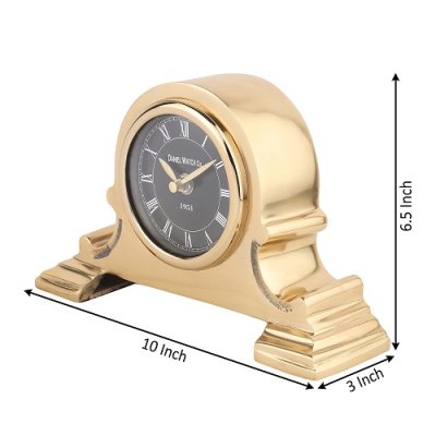 Arcadian Arc Table Clock in Gold image