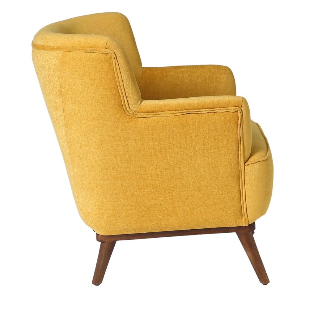 Carlito Lounge Chair in Yellow Color image