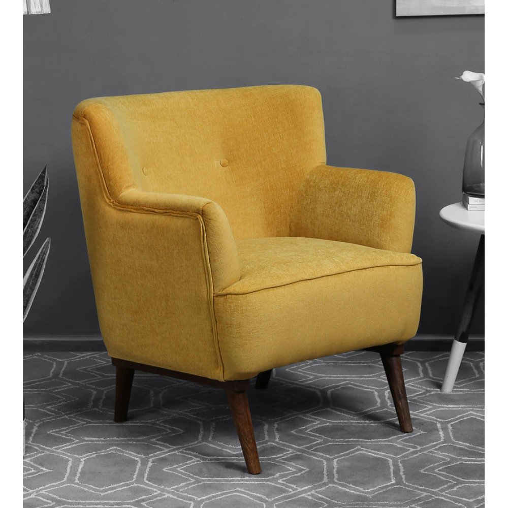Carlito Lounge Chair in Yellow Color image