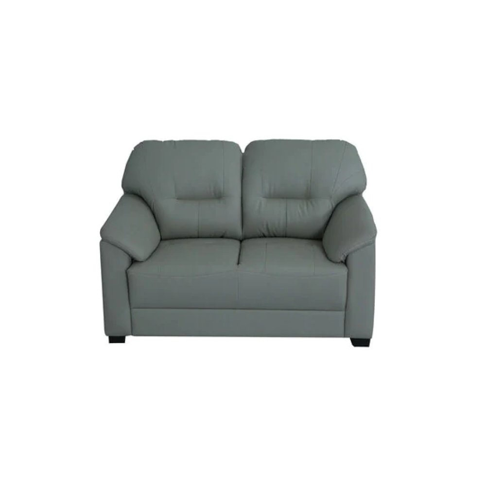 Croma Leatherette 2 Seater Sofa in Grey Color image