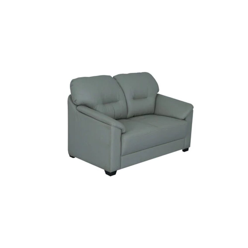 Croma Leatherette 2 Seater Sofa in Grey Color image