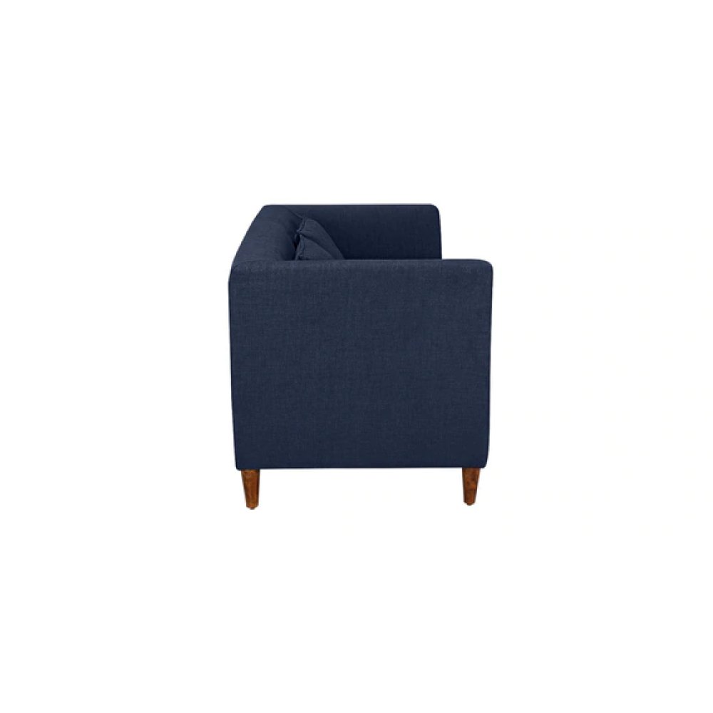 Armando Fabric 2 Seater Sofa In Navy Blue Color image
