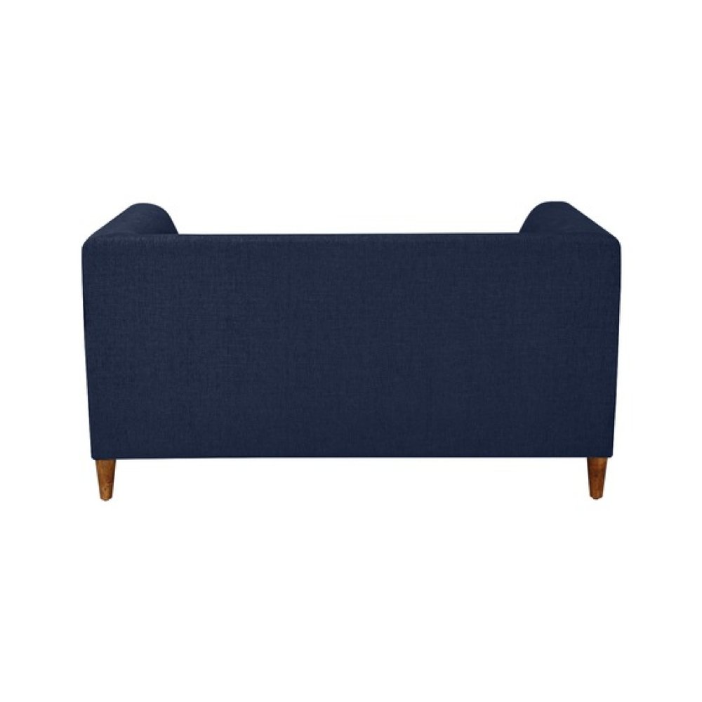 Armando Fabric 2 Seater Sofa In Navy Blue Color image