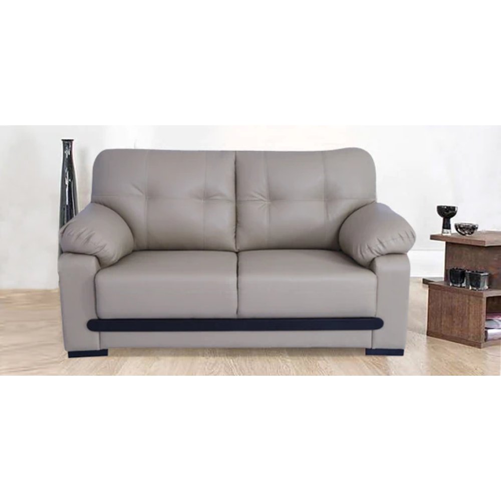 Montario Leatherette 2 Seater Sofa in Beige Colour image