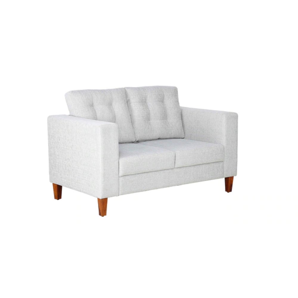 Cindy Fabric 2 Seater Sofa In Ash Grey Colour image