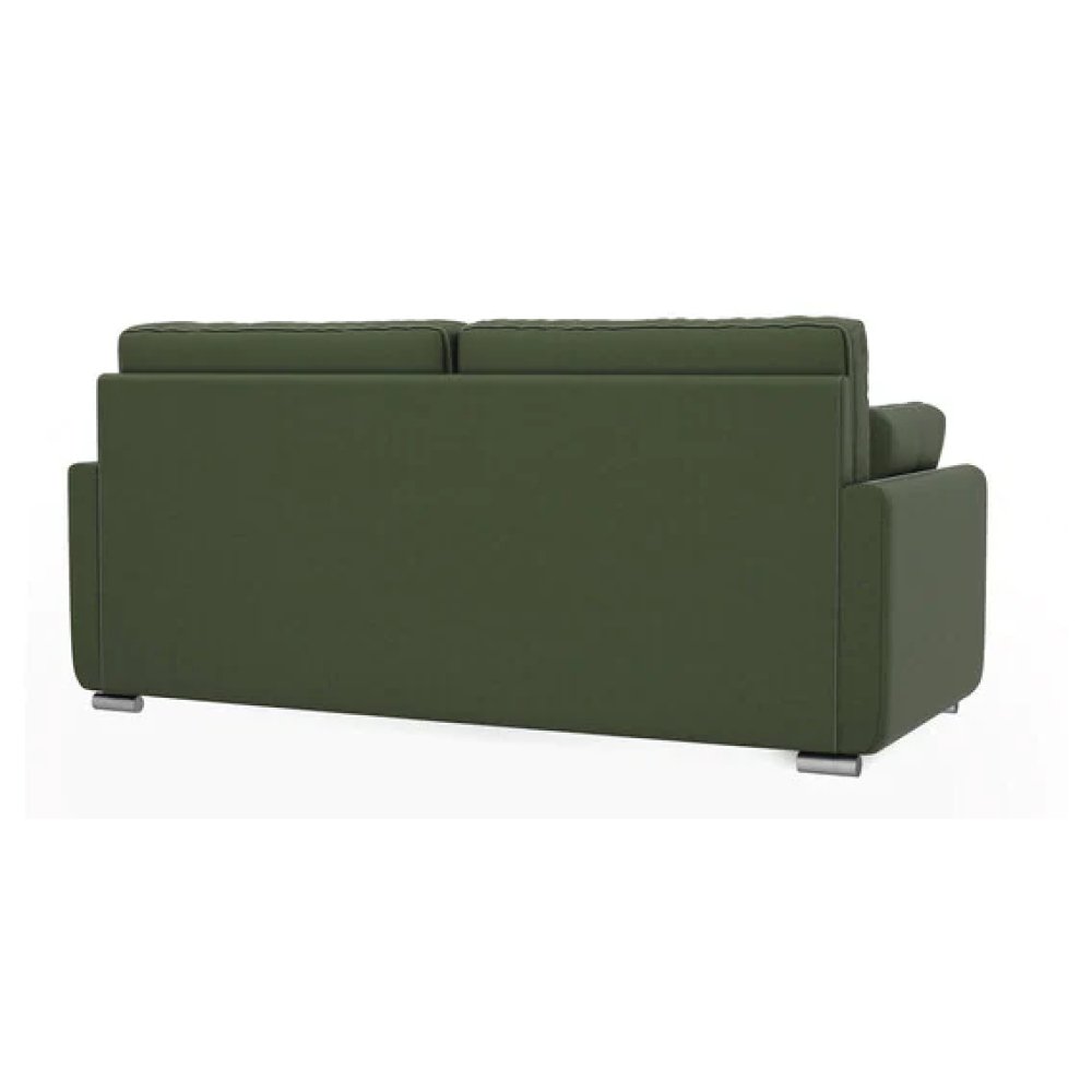 Cedar Leatherette 3 Seater Sofa in Olive Color image