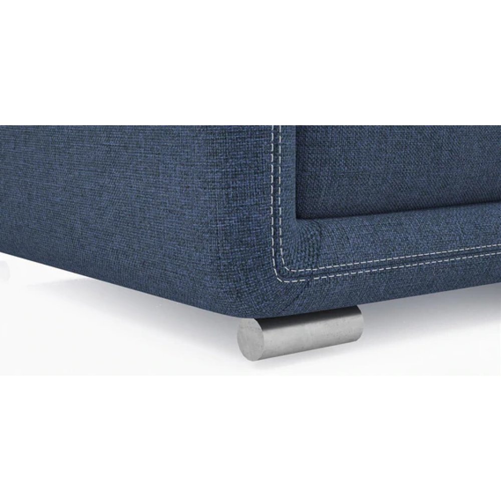Cedar Fabric 3 Seater Sofa in Blue Color image
