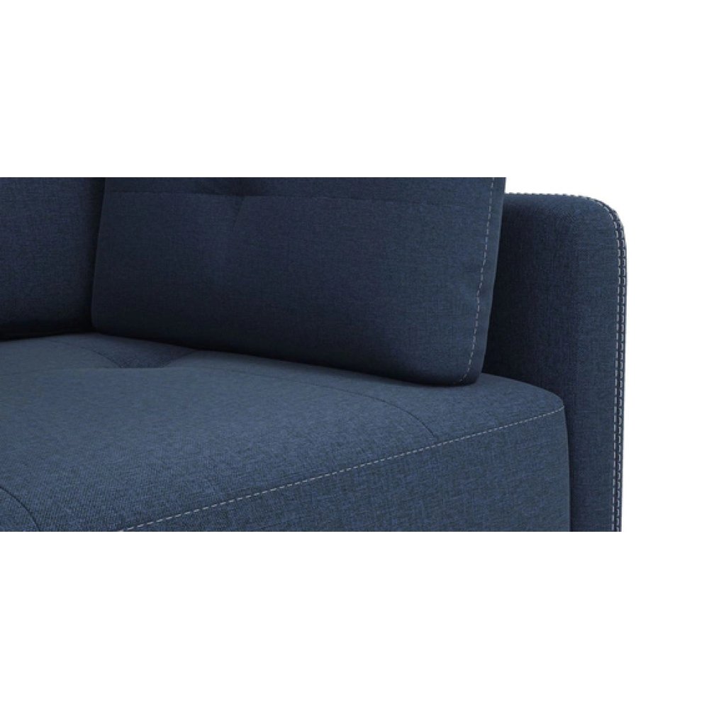 Cedar Fabric 3 Seater Sofa in Blue Color image