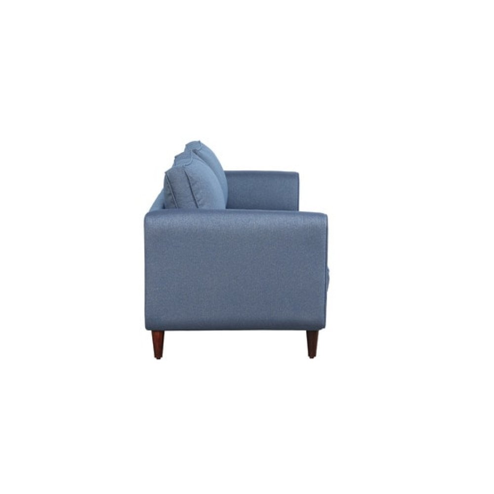 Valerie Fabric 3 Seater Sofa In Blue Color image