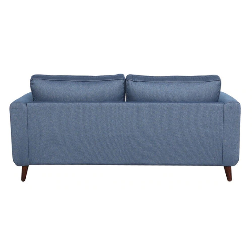 Valerie Fabric 3 Seater Sofa In Blue Color image