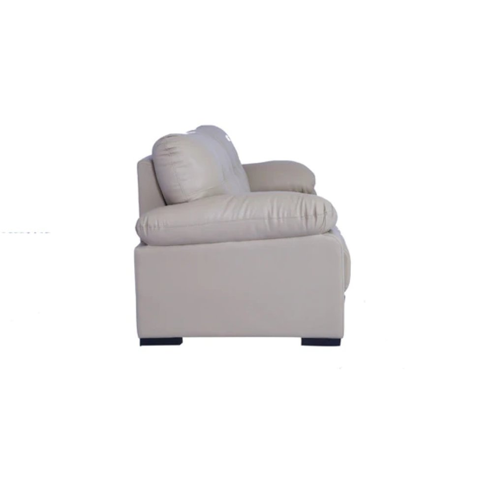 Montario Leatherette 3 Seater Sofa in Beige Colour image