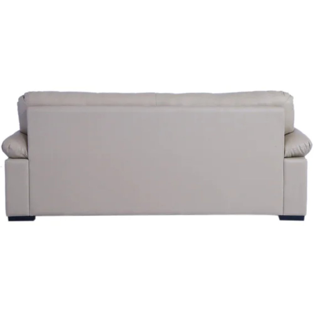 Montario Leatherette 3 Seater Sofa in Beige Colour image