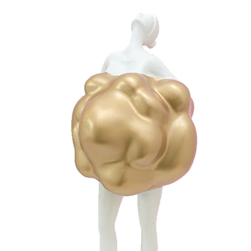 Ballerina Lady Sculpture White image