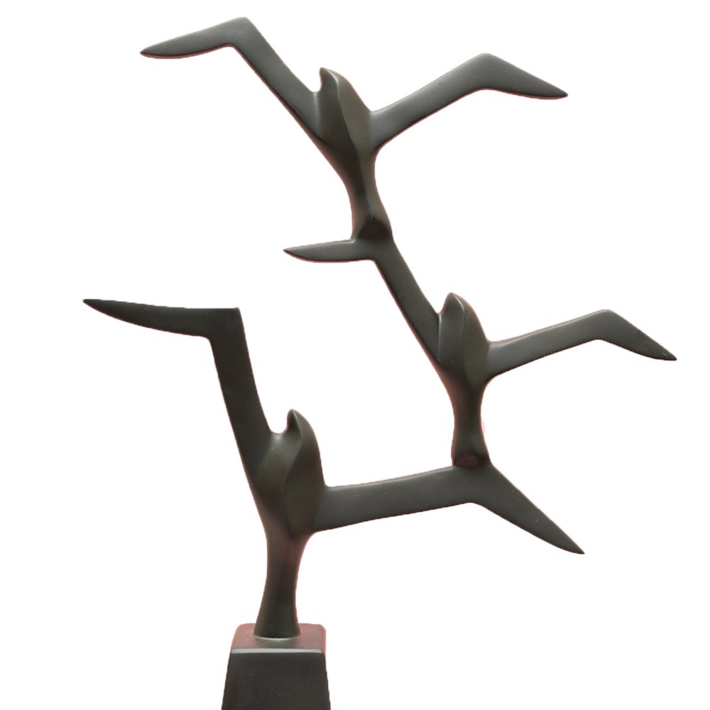 Dangling Birds of Paradise Black image