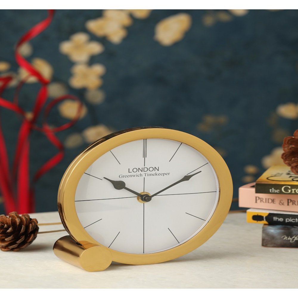 Langston Gold Table Clock image