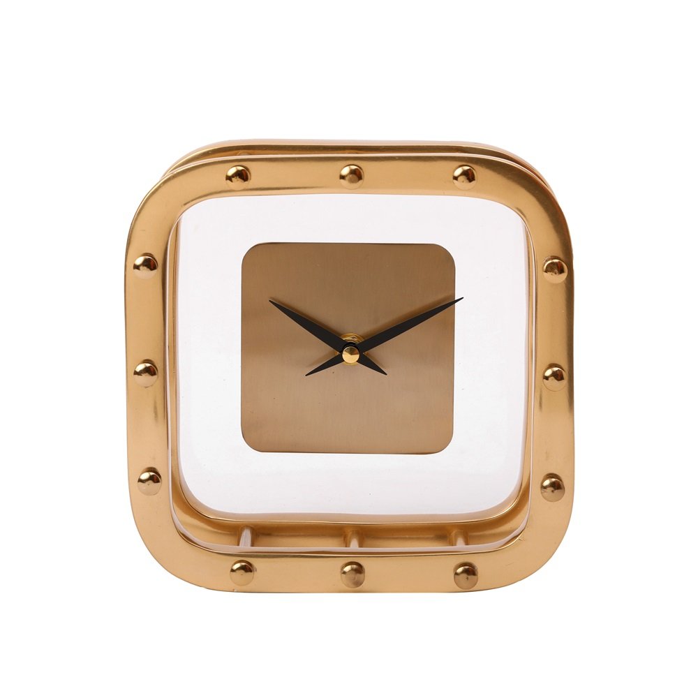 Aurelian Table Clock Gold image