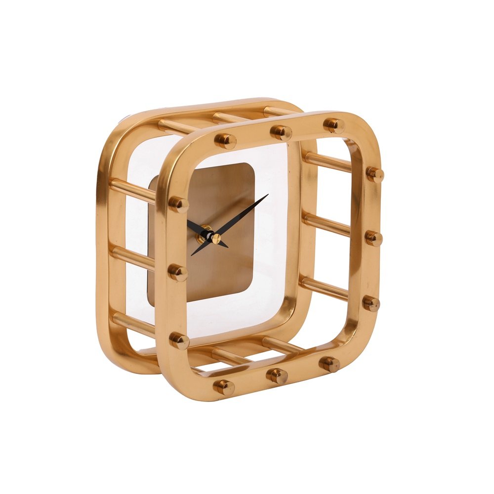 Aurelian Table Clock Gold image