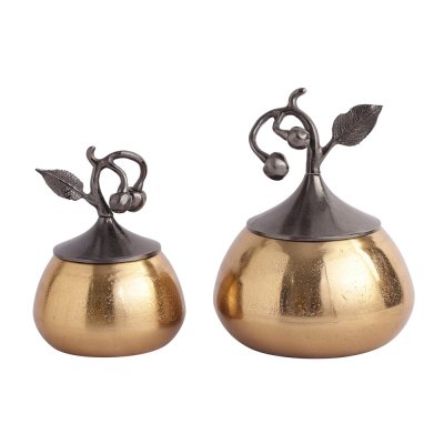 Cherry Vine Gold Décorative Box Set image