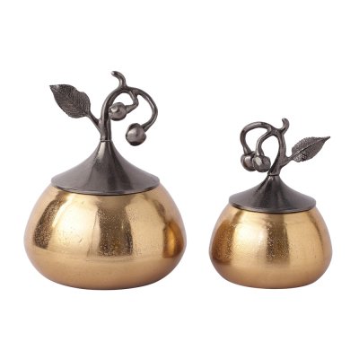 Cherry Vine Gold Décorative Box Set image