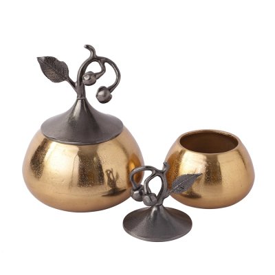 Cherry Vine Gold Décorative Box Set image