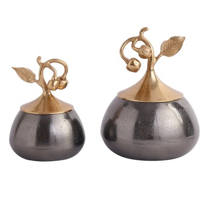 Cherry Vine Black Décorative Box Set image