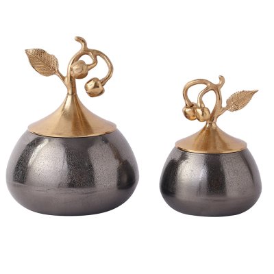 Cherry Vine Black Décorative Box Set image
