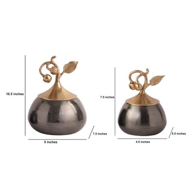 Cherry Vine Black Décorative Box Set image