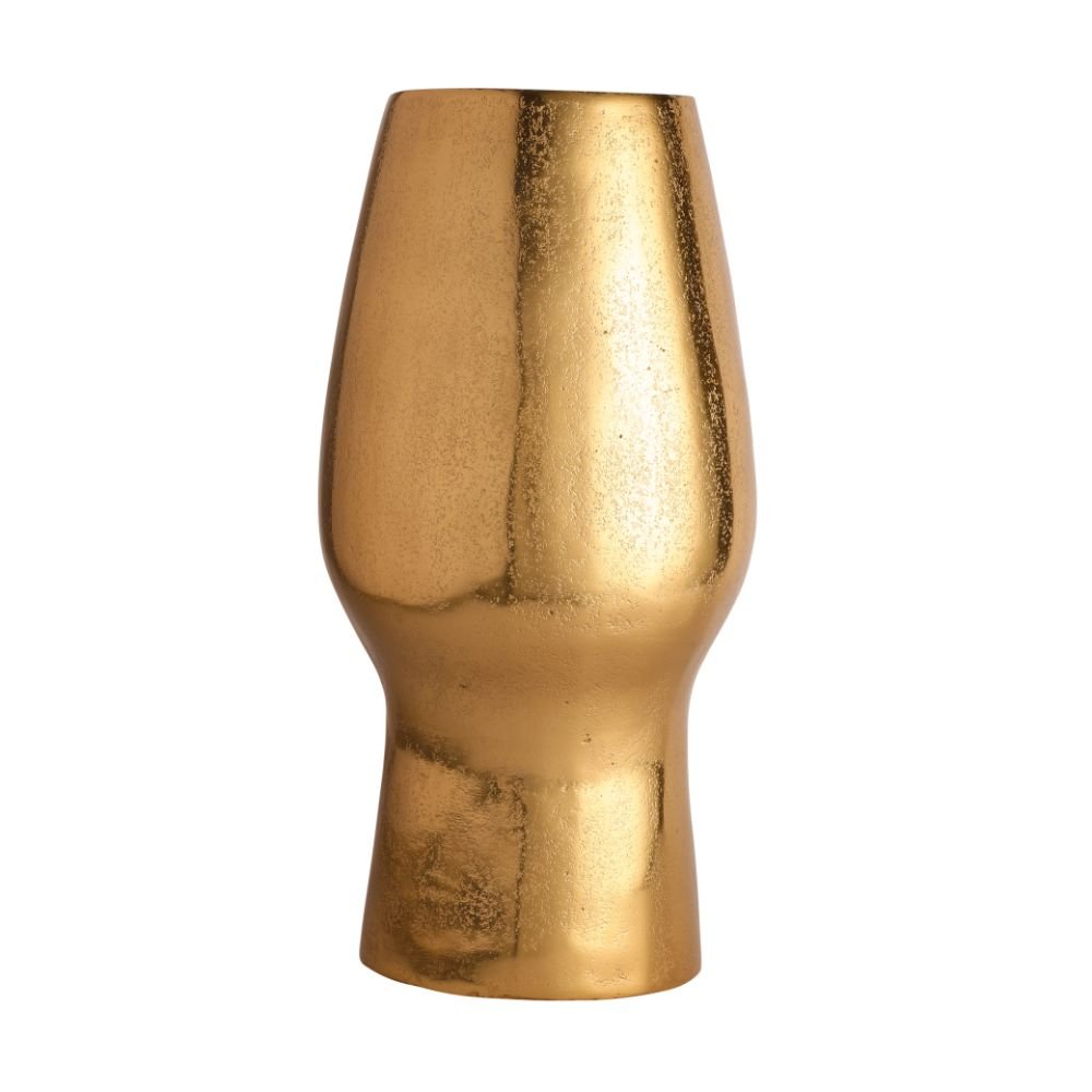 Flat Face Vase Gold image