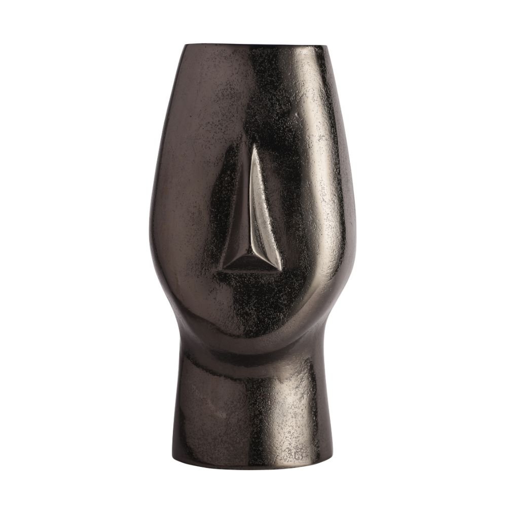 Flat Face Vase Black image