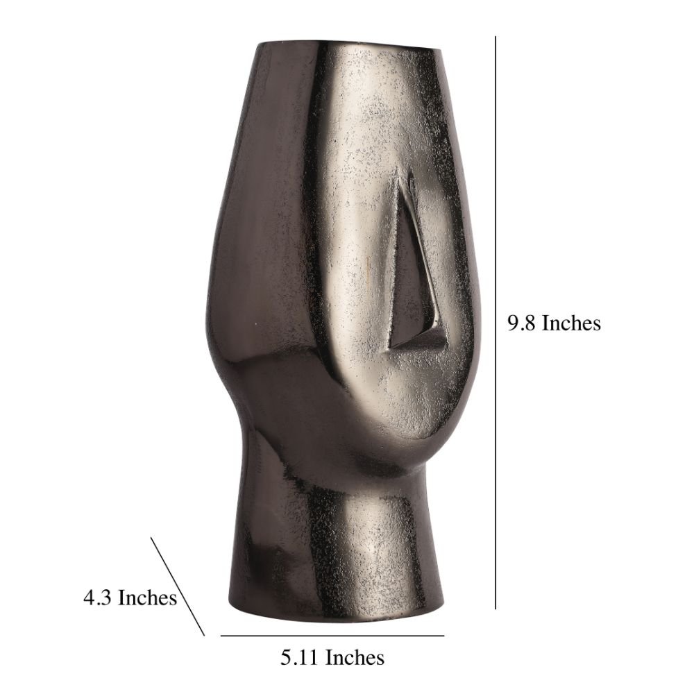 Flat Face Vase Black image