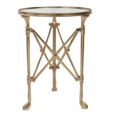 Knobbed Metal Weave Table image