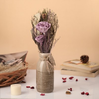 Lea Dried Lavender Big Vase image