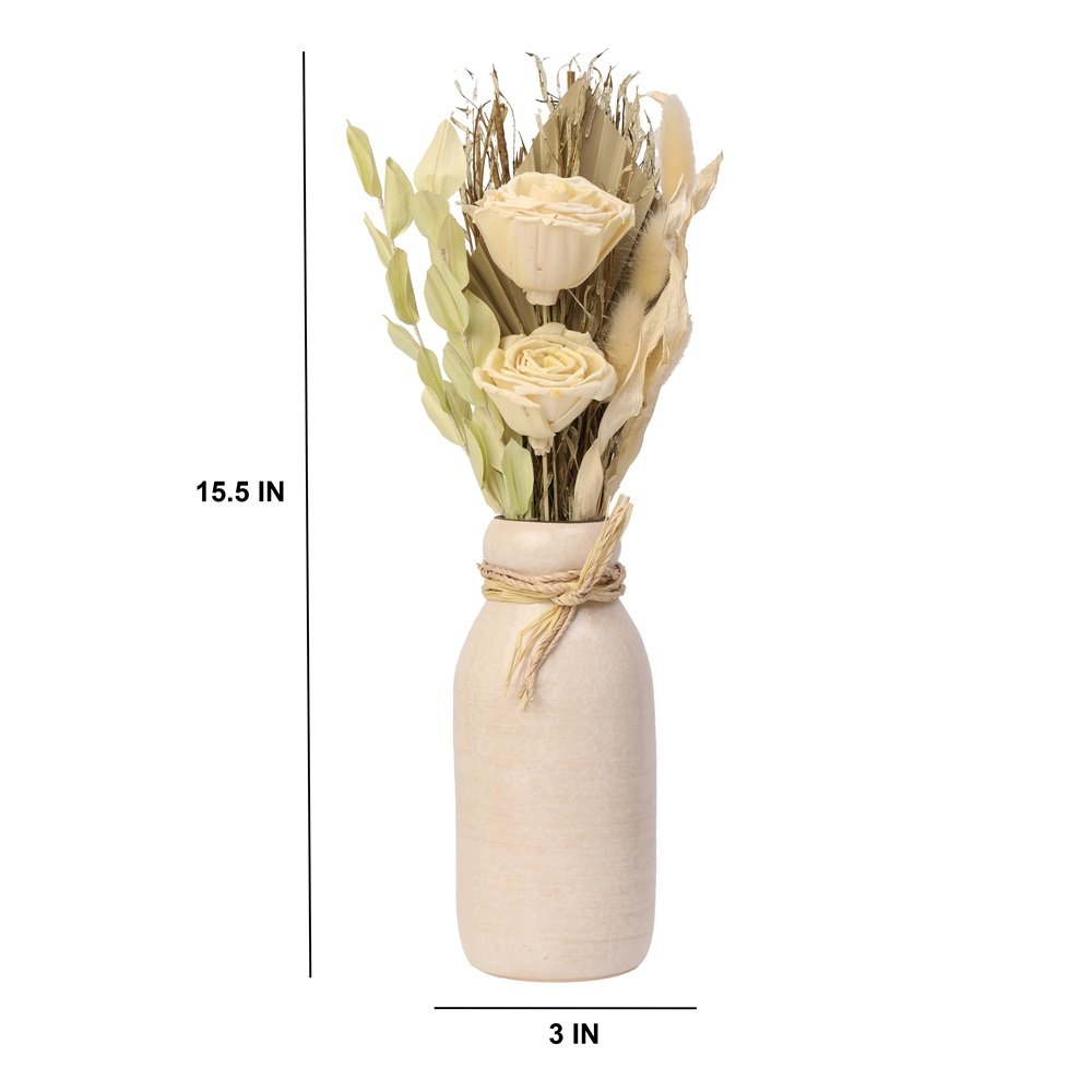 Lea Dried Yellow Delight Vase image