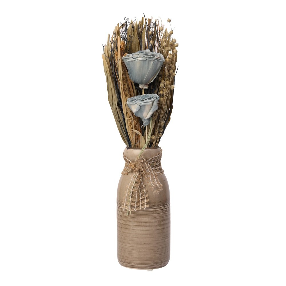Lea Dried Ocean Blue Big Vase image