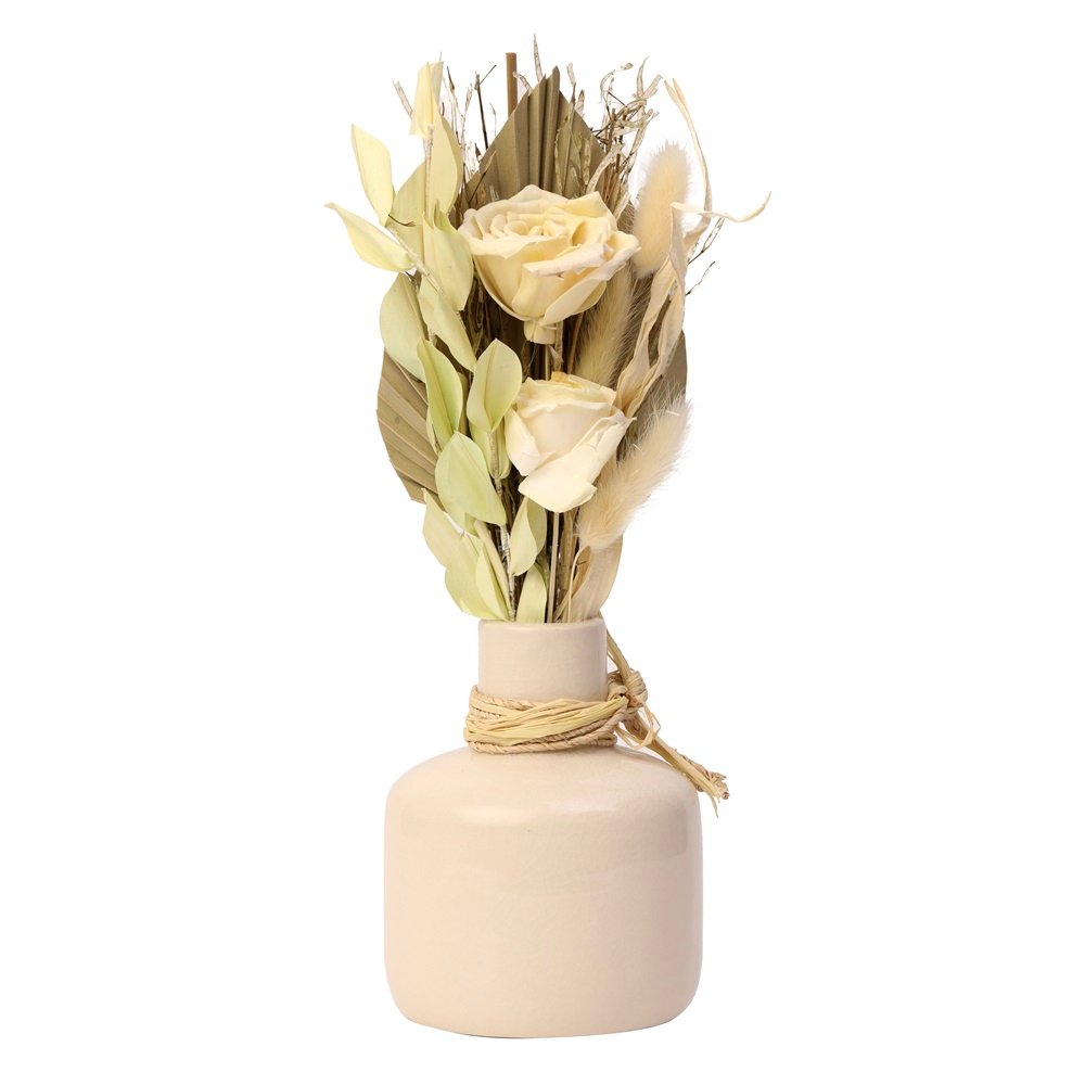 Lea Dried Yellow Delight small vase image