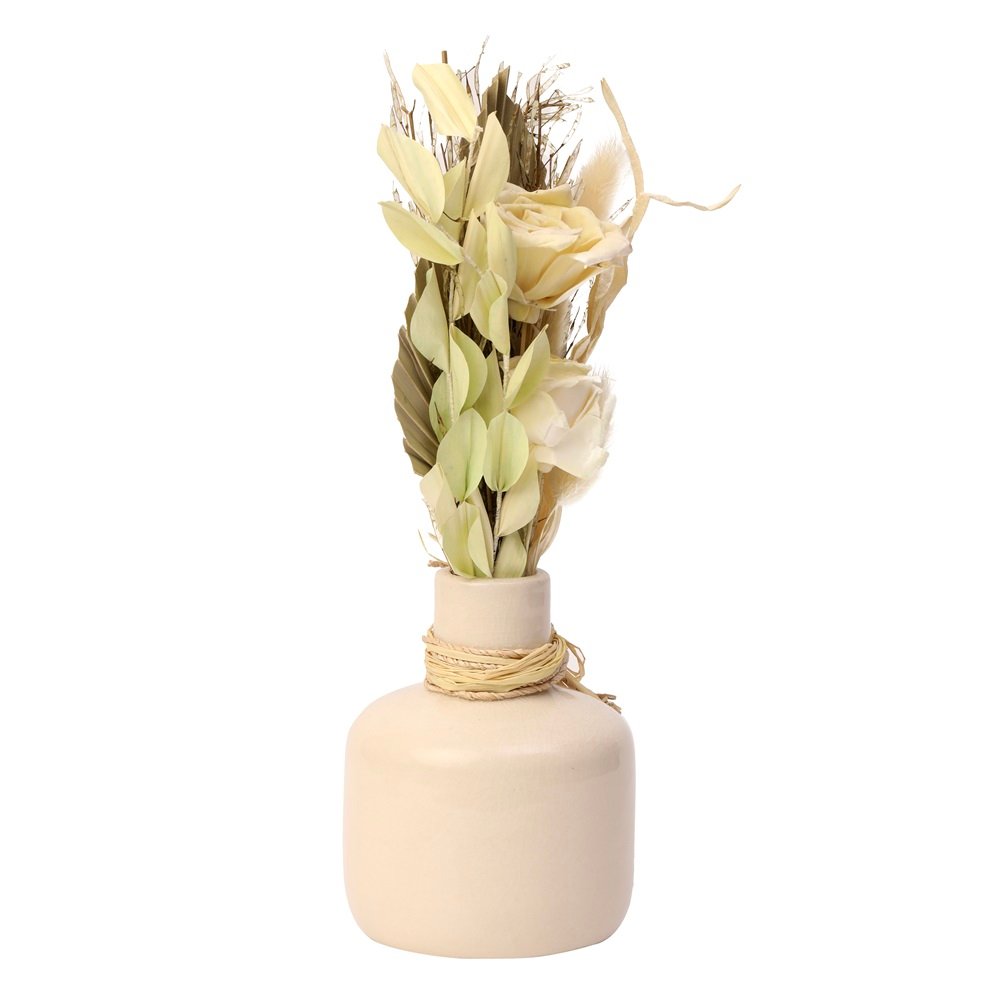 Lea Dried Yellow Delight small vase image
