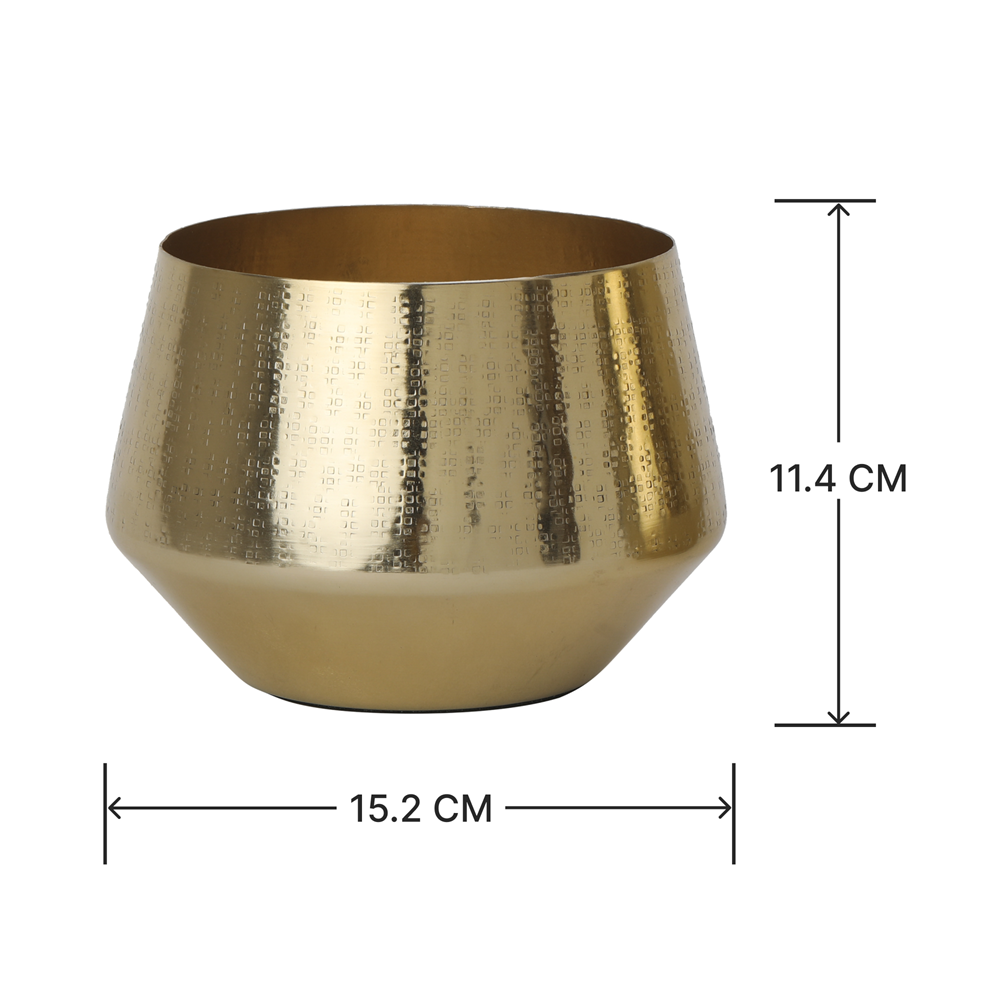 Golden Flora Table Planter Set of 2 image