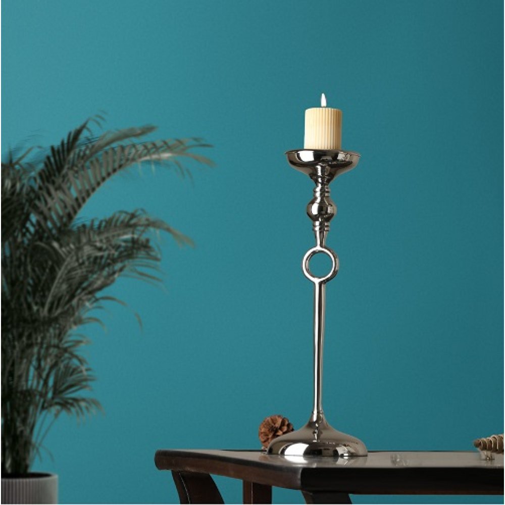 Ajna Small Silver Pillar Holder image